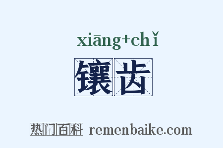 镶齿是什么意思的图片